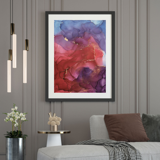 Póster - Efecto marmoleado