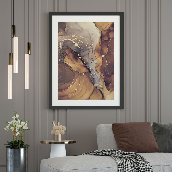 Póster - Efecto marmoleado