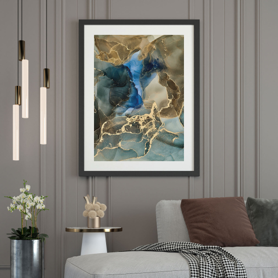 Póster - Efecto marmoleado