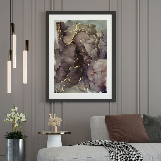 Póster - Efecto marmoleado