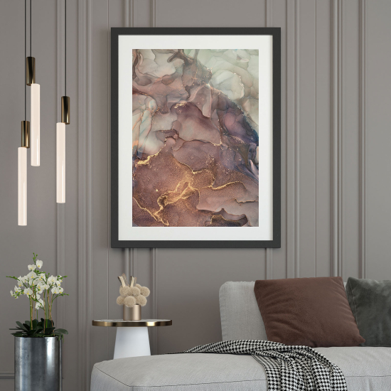 Póster - Efecto marmoleado