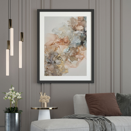 Póster - Efecto marmoleado