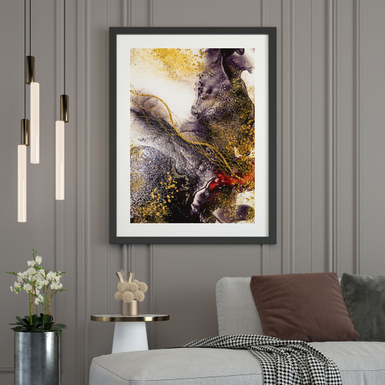 Póster - Efecto marmoleado