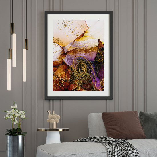 Póster - Efecto marmoleado