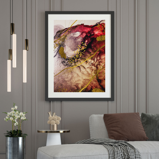 Póster - Efecto marmoleado