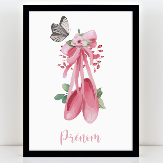 Póster infantil personalizado - Bailarinas