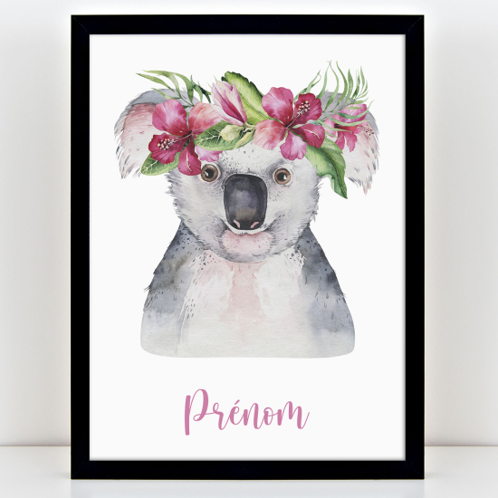 Póster infantil personalizado - Koala