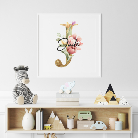 Póster - Letra J