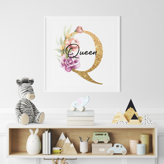 Póster - Letra Q