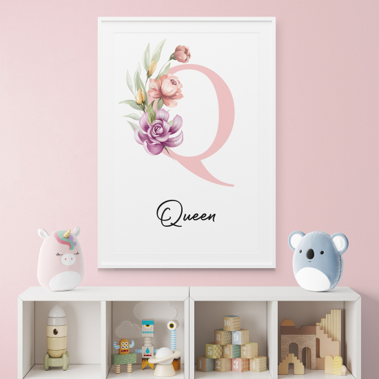 Póster - Letra Q