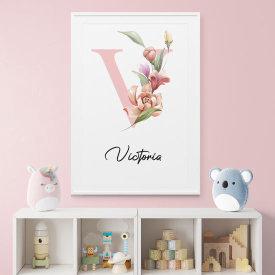 Póster - Letra V