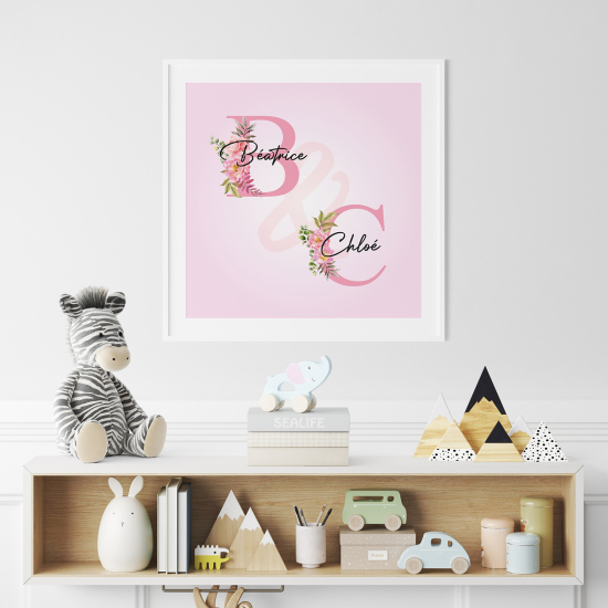 Póster - Letras Dobles
