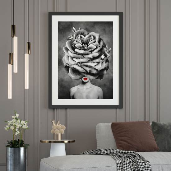 Póster - Mujer Flor