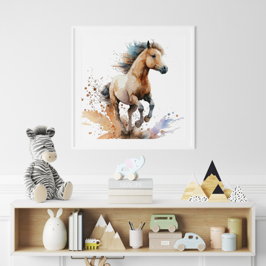 Póster para niños - Infantil - Caballo