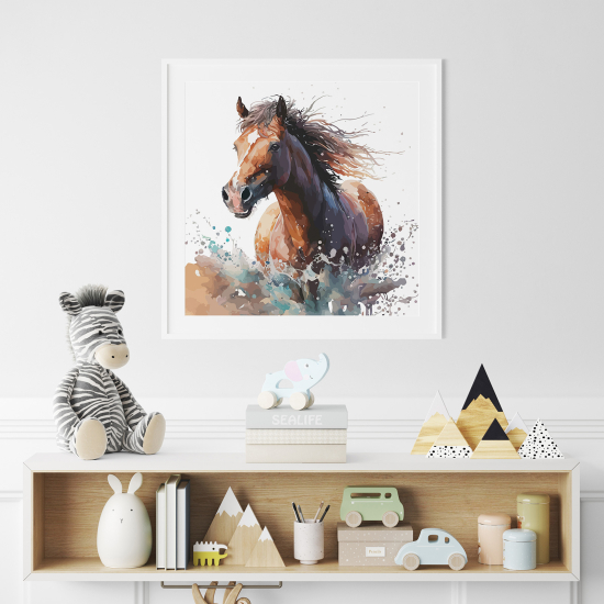 Póster para niños - Infantil - Caballo