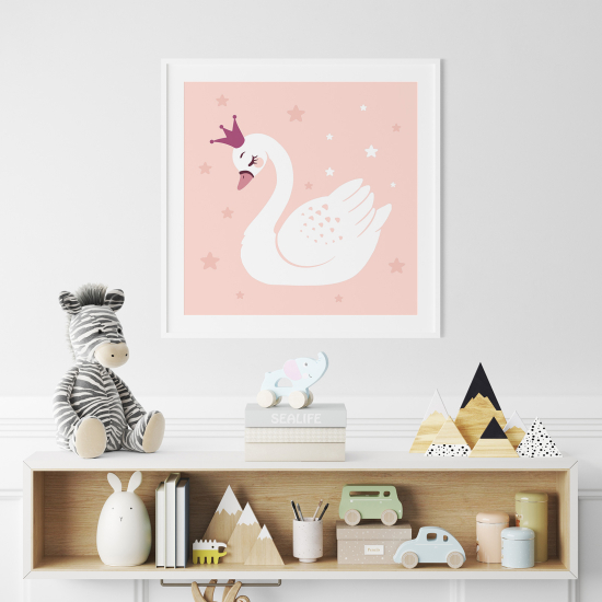 Póster para niños - Infantil - Cisne