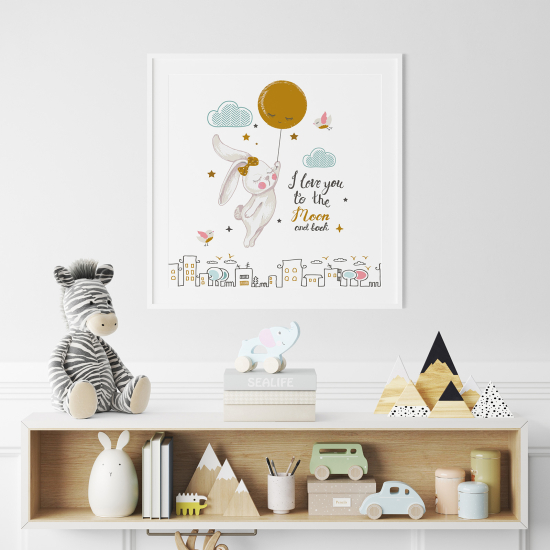 Póster para niños - Infantil - Conejo