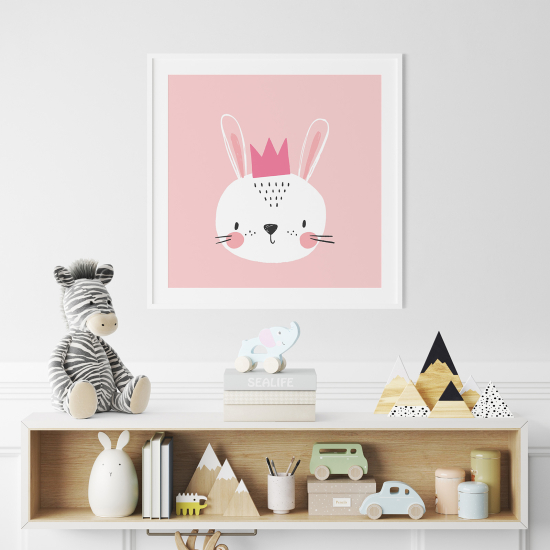Póster para niños - Infantil - Conejo rey