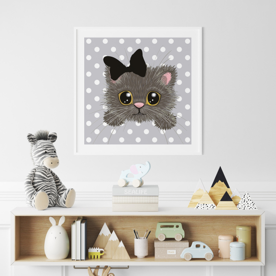 Póster para niños - Infantil - Gatito