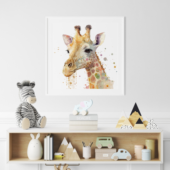 Póster para niños - Infantil - Jirafa