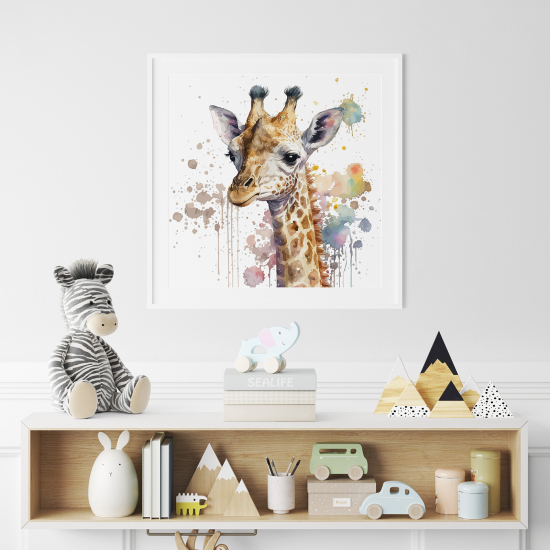 Póster para niños - Infantil - Jirafa