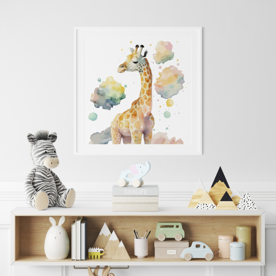 Póster para niños - Infantil - Jirafa