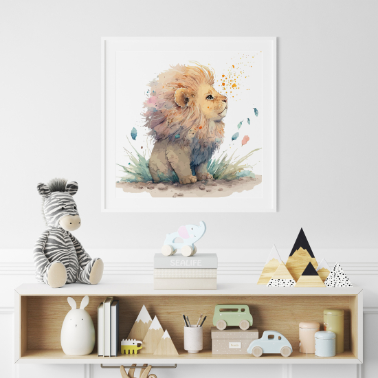 Póster para niños - Infantil - León