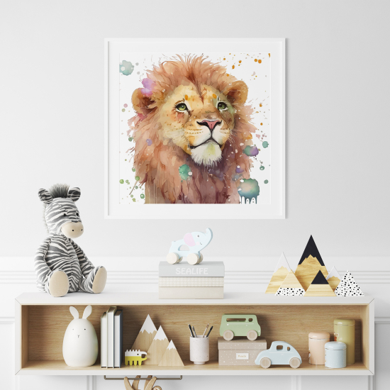 Póster para niños - Infantil - León