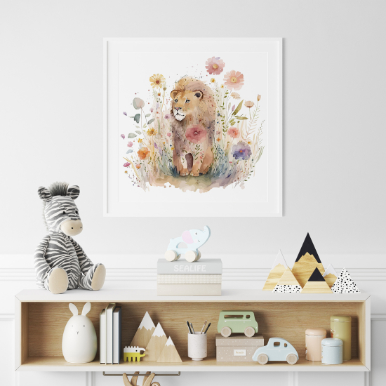 Póster para niños - Infantil - León