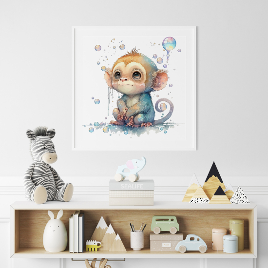 Póster para niños - Infantil - Mono