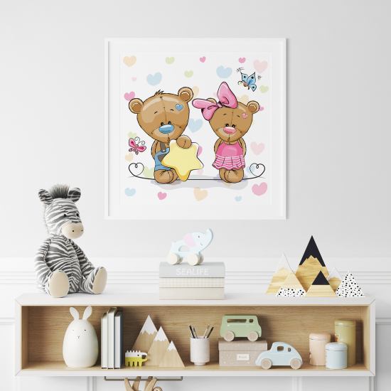 Póster para niños - Infantil - Ositos