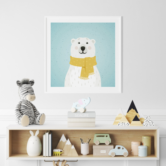 Póster para niños - Infantil - Oso Polar