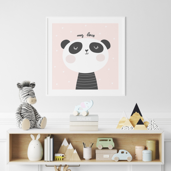 Póster para niños - Infantil - Panda Mi Amor