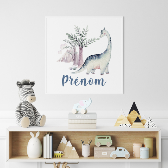Póster para niños - Infantil personalizado - Dinosaurio