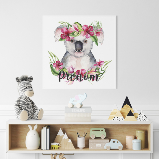 Póster para niños - Infantil personalizado - Koala