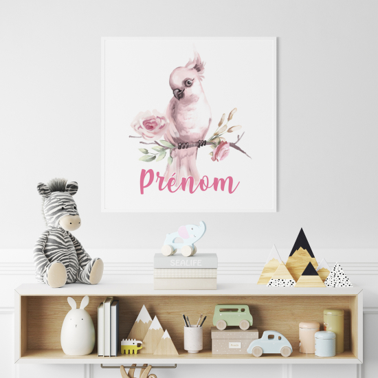 Póster para niños - Infantil personalizado - Loro