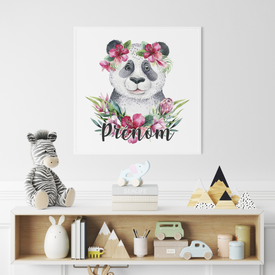 Póster para niños - Infantil personalizado - Panda