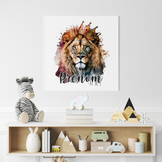 Póster para niños - Infantil personalizado - Rey León