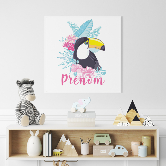 Póster para niños - Infantil personalizado - Tucán