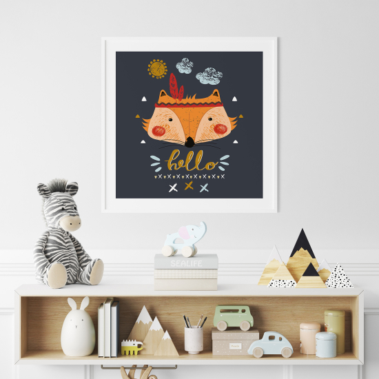 Póster para niños - Infantil - Renard Hola