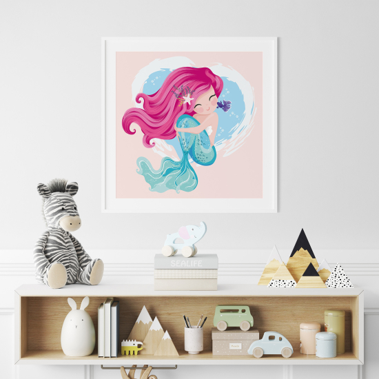 Póster para niños - Infantil - Sirena