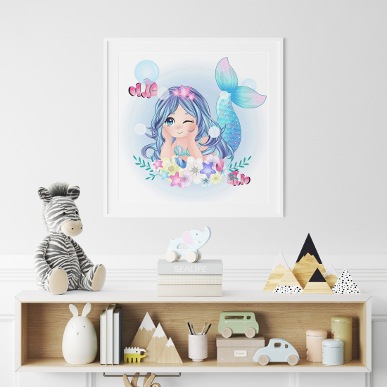 Póster para niños - Infantil - Sirena