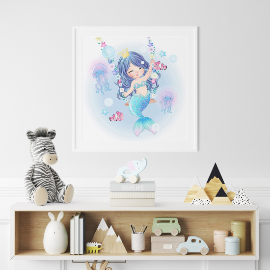 Póster para niños - Infantil - Sirena