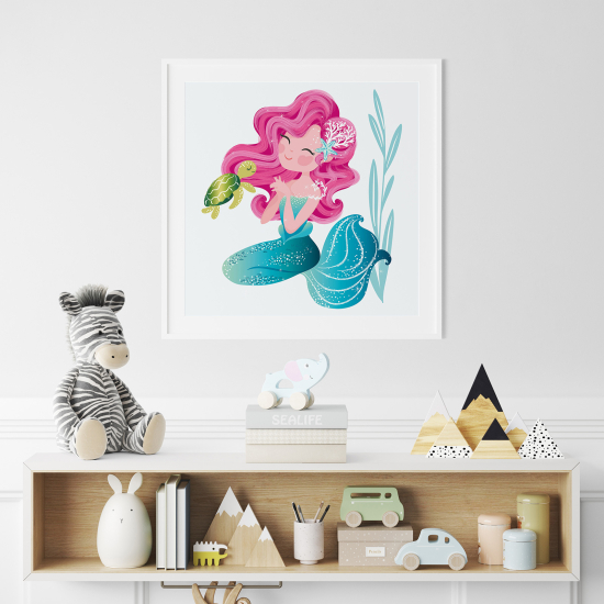 Póster para niños - Infantil - Sirena