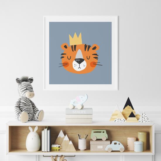 Póster para niños - Infantil - Tigre rey