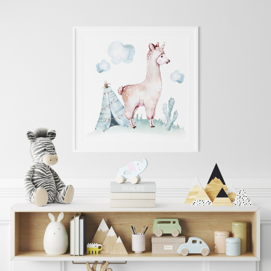 Póster para niños - Infantil - Tipo de lama