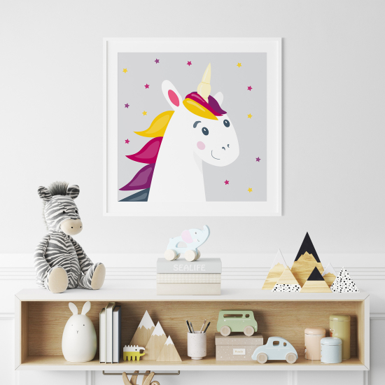 Póster para niños - Infantil - Unicornio