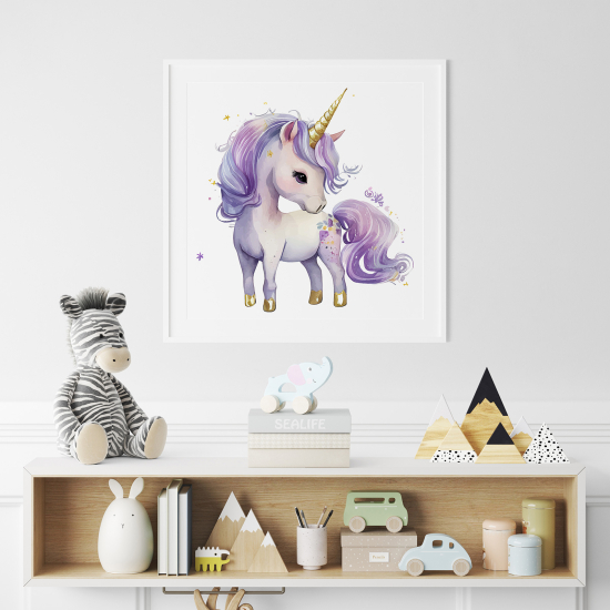 Póster para niños - Infantil - Unicornio