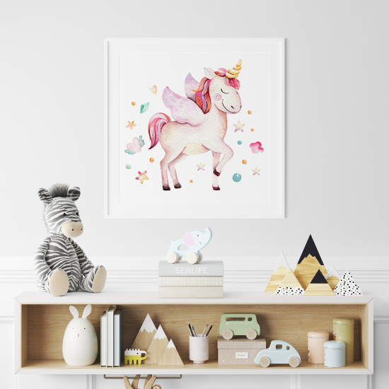 Póster para niños - Infantil - Unicornio