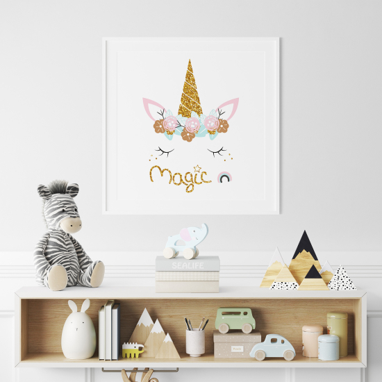 Póster para niños - Infantil - Unicornio Mágico
